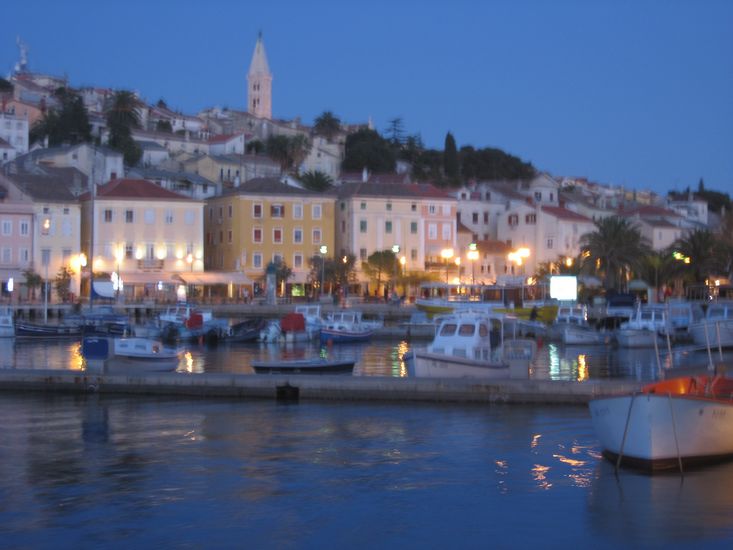Mali Losinj am Abend